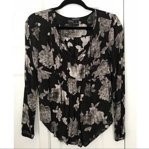 Long Sleeve Floral Top